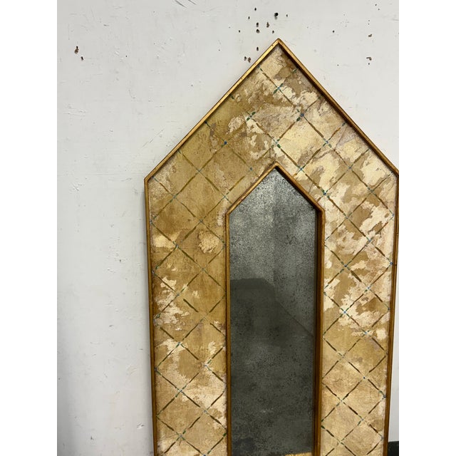 Italian Vintage Italian Fresco Wall Mirror For Sale - Image 3 of 12