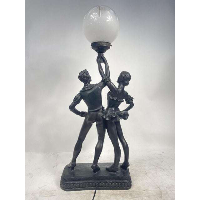1950s Vintage Lamp Sculpture, 1950s For Sale - Image 5 of 9
