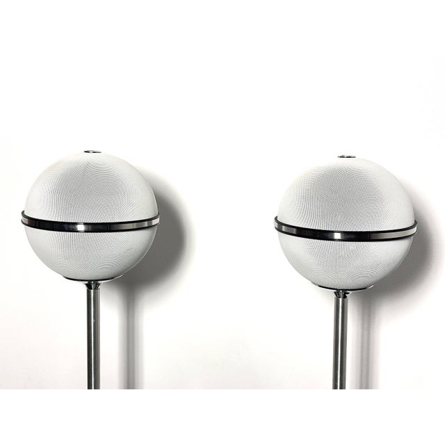 A pair of grundig audiorama 4000 spherical hi-fi speakers, the essence of 1970s space-age style. This model is famous for...