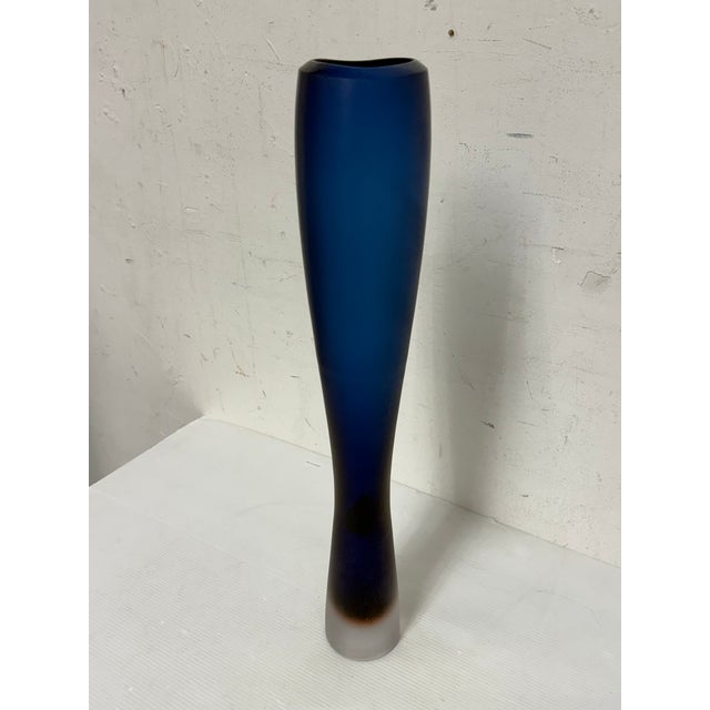 Design Plus Gallery presents the Model 27 Art Glass Vase by Franco Poli for Arcade Murano. This art glass vase showcases a...