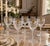 Vintage Lead Crystal Wine Glasses with Floral Etching, France, 1980s, Set of 5 For Sale - Image 3 of 5