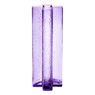 Mid-Century Cross Blown Glass Vase by Bodil Kjaer for Cassina, Italy For Sale