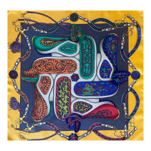 Hermès Gavroche Scarf “Festival” 2, 1992