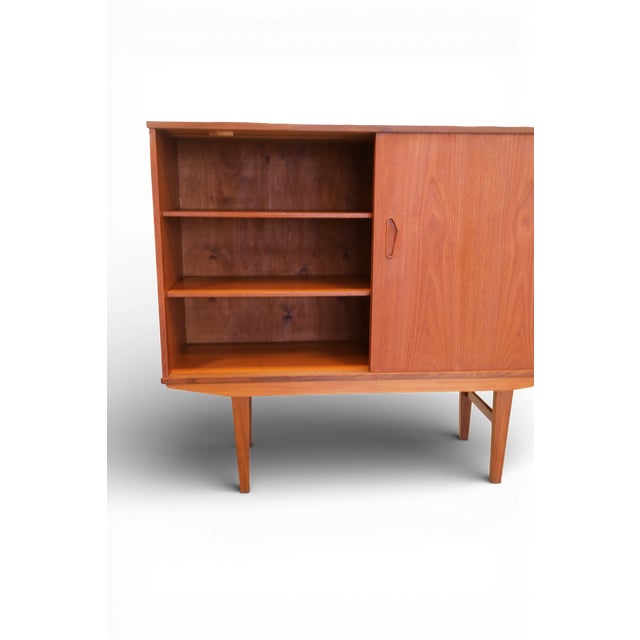Danish Teak Bar Cabinet, 1960s For Sale - Image 4 of 18
