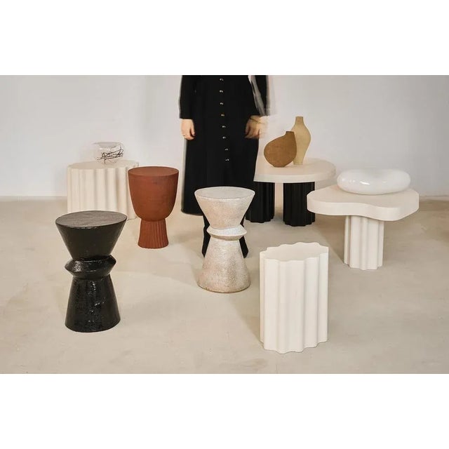 Black Pawn Side Table by Perler For Sale - Image 7 of 9