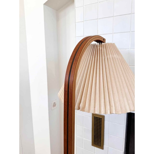 Pair of Original Vintage 2 Mads Caprani Light Floor Lamps, Rare Model, Stamped. Denmark, 1970s For Sale - Image 11 of 12