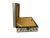 Wood Handmade Mother of Pearl Jewelry Box Floral Inlay Wood Case For Sale - Image 7 of 9