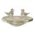 Mid 20th Century Licio Zanetti Murano Glass Sculptural Bird Decorated Bowl, Signed For Sale