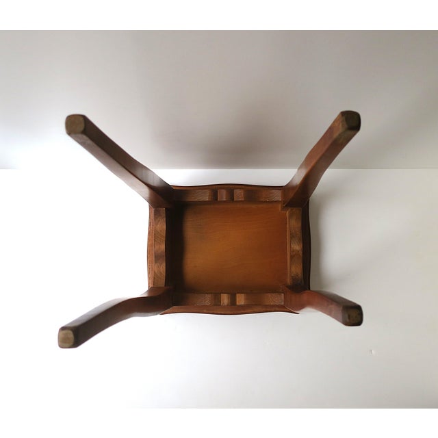 Rococo Style End Side Accent Table With Burl Top, Small For Sale - Image 14 of 14