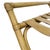 Tan Vintage Mid-Century Faux Bamboo & Faux Leather Folding Luggage Rack For Sale - Image 8 of 13