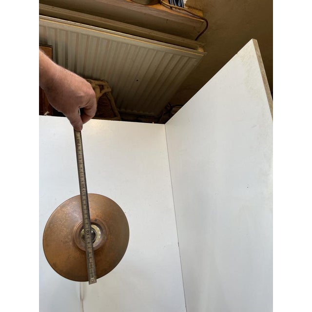 Scandinavian Modern Copper and Glass Table Lamp by Abo Randers, 1970s For Sale - Image 6 of 8