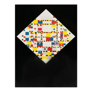 1994 After Piet Mondrian "Victory Boogie-Woogie", First German Edition Poster