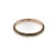 Vintage Micro Pave Cognac Diamond Eternity Band in 10k Gold With Rhodium Finish, Size 8.25 For Sale - Image 4 of 8