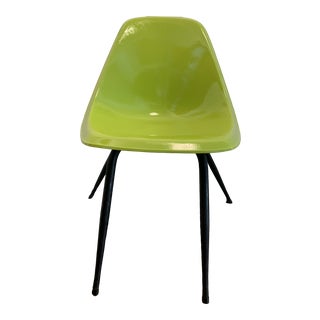 Mid Century Modern Student FiberMold Chair by Borg Warner For Sale