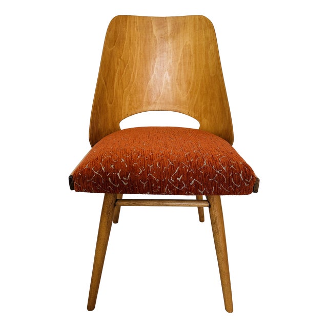 Mid-Century Modern Dining Chair by Radomír Hofman for Ton, 1950s For Sale
