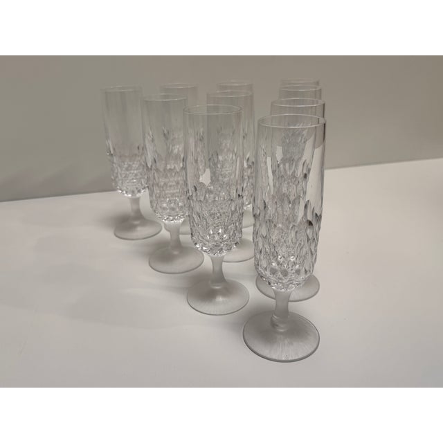 Cordoba Series Champagne Coupes from Peill & Putzler, 1970s, Set of 10 For Sale - Image 9 of 14