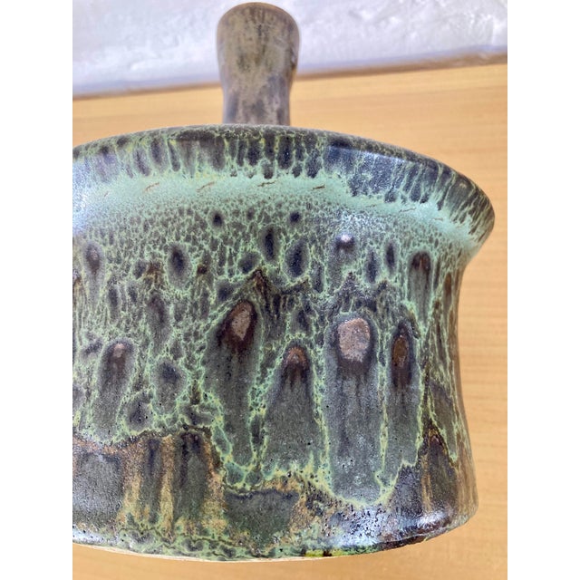 Brown Vase in Ceramic by Carlo Zauli, 1960s For Sale - Image 8 of 14