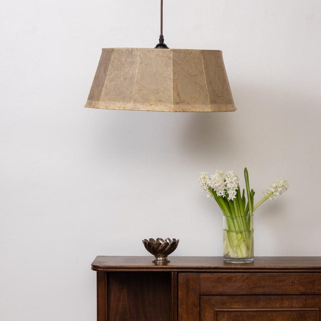 Italian 1960s Italian Cocoon Pendant Light For Sale - Image 3 of 12