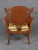 Late 19th Century Antique Mahogany Marquetry Pearl Inlay Accent Chair For Sale - Image 5 of 13