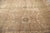 Gold 10x14 Fine Hand-Knotted Golden Geometric Oushak Style Rug For Sale - Image 8 of 9