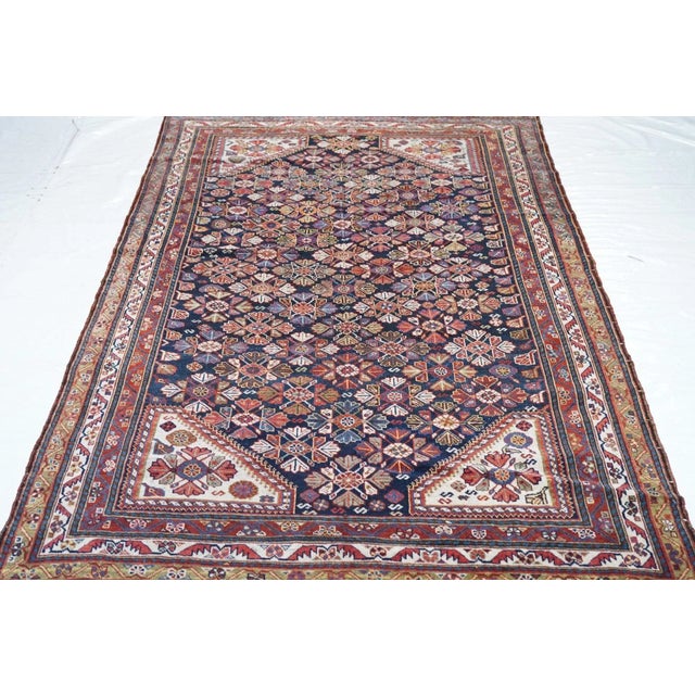 Antique Qashqai Rug 4'6'' x 8'2'' For Sale - Image 9 of 11