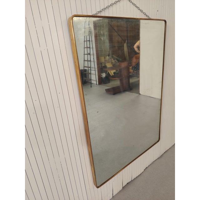 Vintage Mirror in the style of Gio Ponti, 1960s For Sale - Image 4 of 8