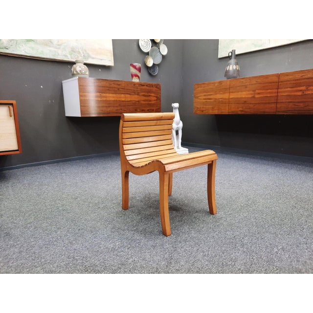 Tan Vintage Sculptural Childrens Chair, 1950s For Sale - Image 8 of 8