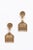 Pair of 22k Gold Hindu Pendant Earrings For Sale - Image 4 of 4