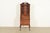 English Chippendale Flame Mahogany Drop Front Secretary Desk With Bookcase Hutch by Saginaw Furniture, Circa 1920s For Sale - Image 3 of 18