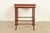 Baker Furniture Company Baker Furniture English Regency Walnut and Burl Wood Parquet Top Nesting Tables, Pair For Sale - Image 4 of 13