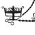 1920s Figural Cherub Wrought Iron Hanging Garden Planter C1920 For Sale - Image 5 of 7