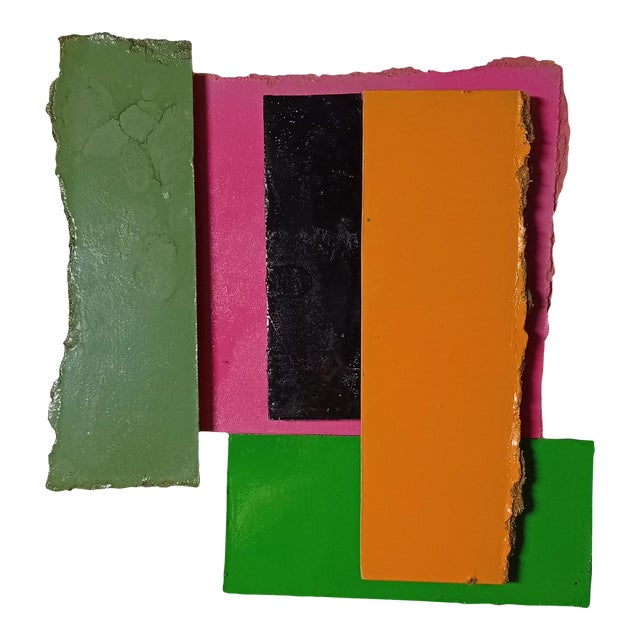Contemporary Abstract Aerosol on Assembled Masonite (Isorel) "Untitled 197" by Andre Debono For Sale