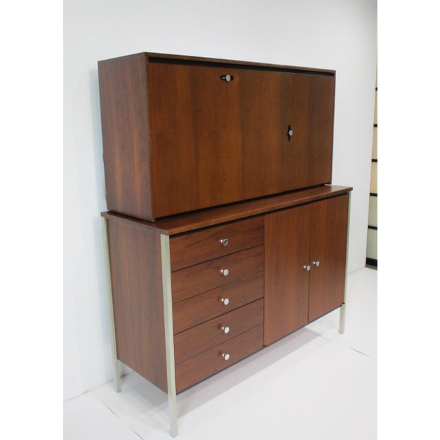 Mid 20th Century Paul McCobb 2 Pc. Bar From the Connoisseur Collection by H. Saks and Sons For Sale - Image 12 of 18
