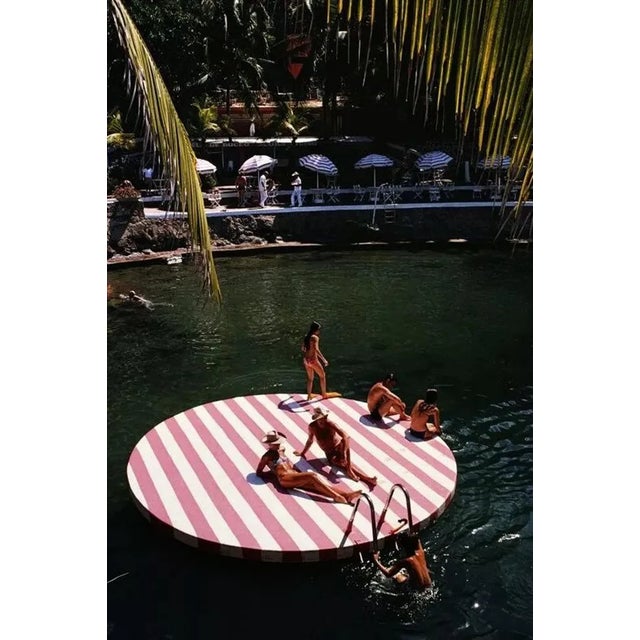 Slim Aarons, La Concha Beach Club, Estate Stamped Photographic Print, 1975 / 2020s For Sale