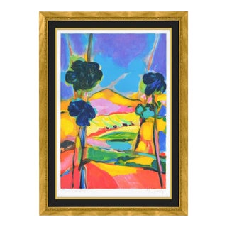 Mid 20th Century Luberon Mountain Range Composition, Marcel Mouly For Sale
