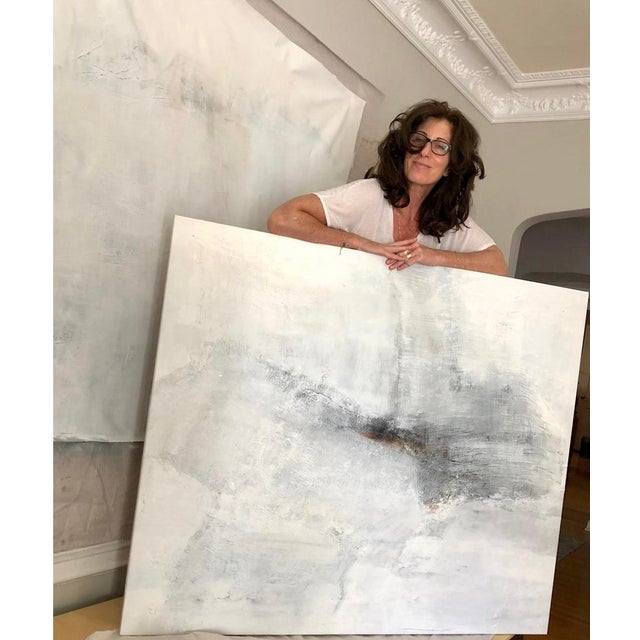 Abstract Untitled #435 Watercolor Print on Fine Art Paper by Michelle Oppenheimer For Sale - Image 3 of 6