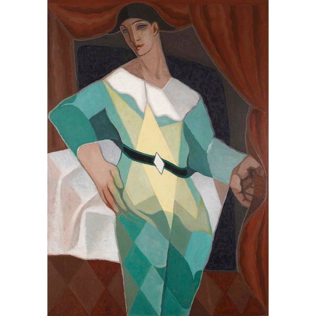 Juan Gris Arlequin Limited Edition Giclee For Sale