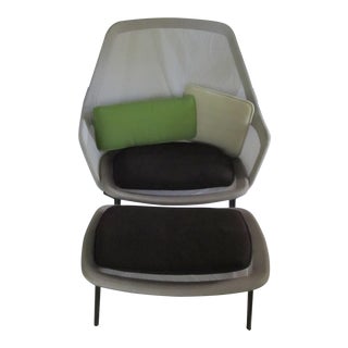 Ronan & Erwan Bouroullec for Vitra Chair & Ottoman For Sale