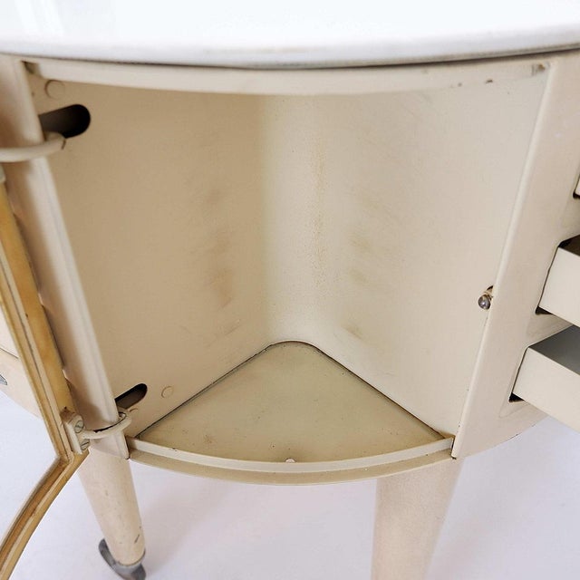 1950s Girator Rotating Dentist Cabinet by Leon Martin, Paris, 1950s For Sale - Image 5 of 16