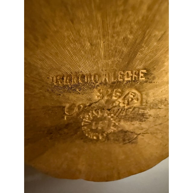 Metal Gilt Sterling Potted Flower Attrib Tiffany & Co Janna Thomas For Sale - Image 7 of 10