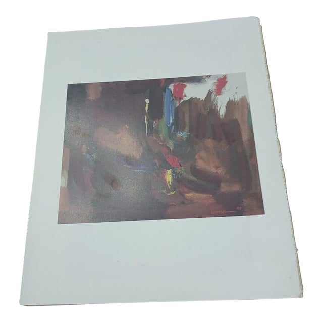 Hans Hofmann in Sober Ecstasy 1965 Art Plate Print For Sale