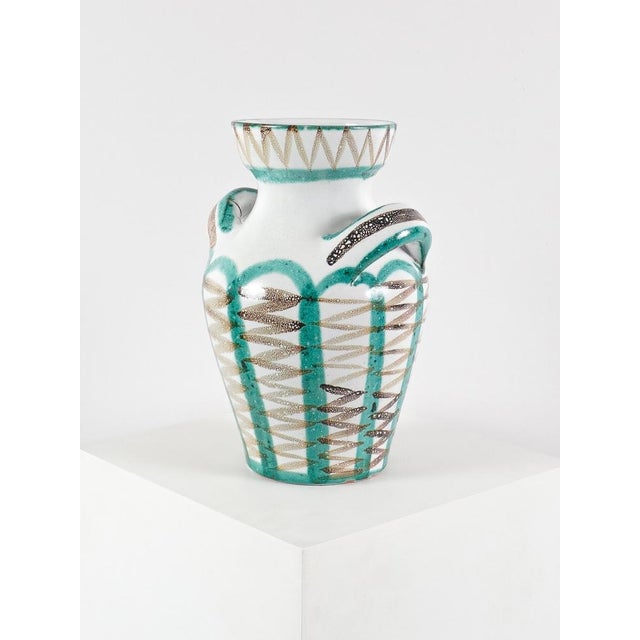 Vintage Ceramic Vase by Robert Picault, 1960s For Sale - Image 3 of 10