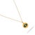Emerald Soul Evil Eye Gold Necklace For Sale - Image 9 of 10