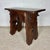 Rustic Hand-Carved Walnut Stool, 1910 For Sale - Image 10 of 13