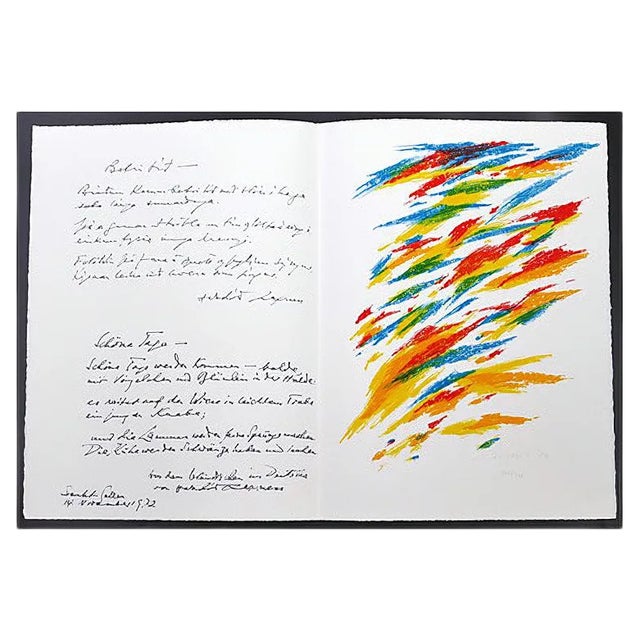 Composition - Original Lithograph by Piero Dorazio - 1972 1976 For Sale