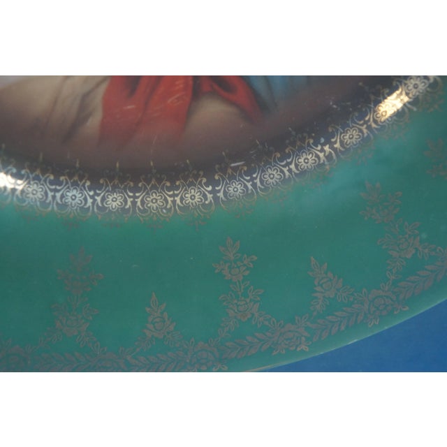 Antique Hutschenreuther Royal Vienna Porcelain Portrait Plate Le Brun Beehive For Sale - Image 10 of 12