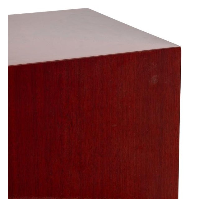 Modern Hardwood Pedestal Stand For Sale - Image 4 of 4