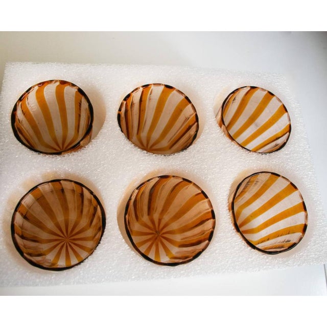 Italian Murano Glassware by Angelo Ballarin for Ribes Studio, 2004, Set of 6 For Sale - Image 17 of 18