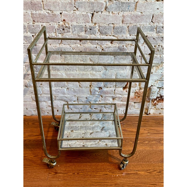 This Summit Gold Bar Cart is the perfect addition for any home. Great for hosting or for simply adding to your bar decor!...