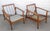 Mid-Century Modern Mid 20th Century 2 Danish Modern Wooden Lounge Chairs For Sale - Image 3 of 14
